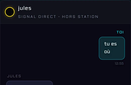 A direct signal, one Thursday