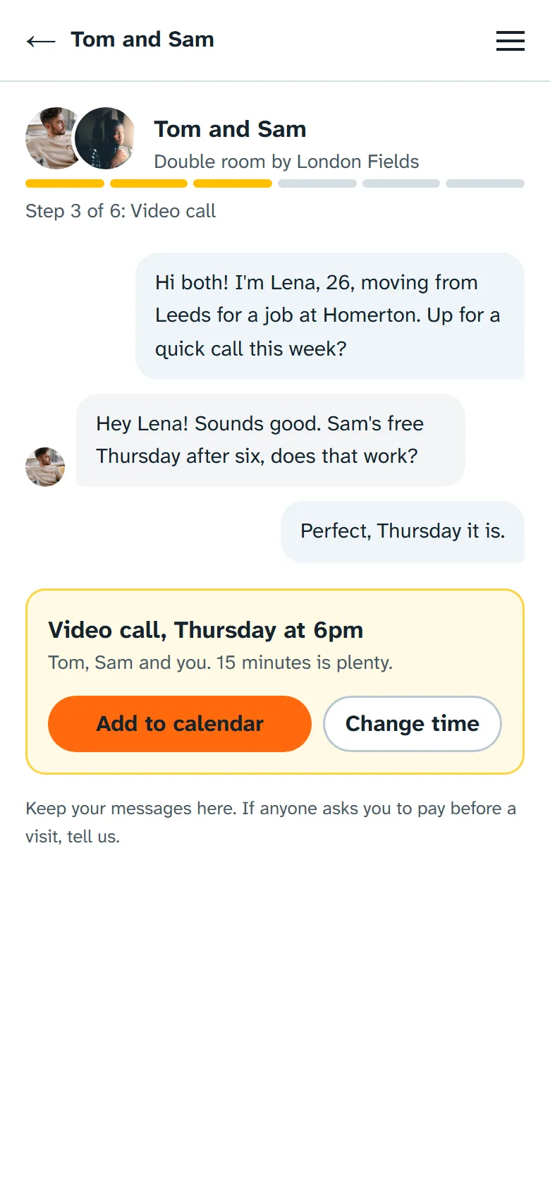Video call